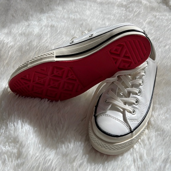 Converse Shoes - NWT！Converse chuck taylor white patent leather size 7.5